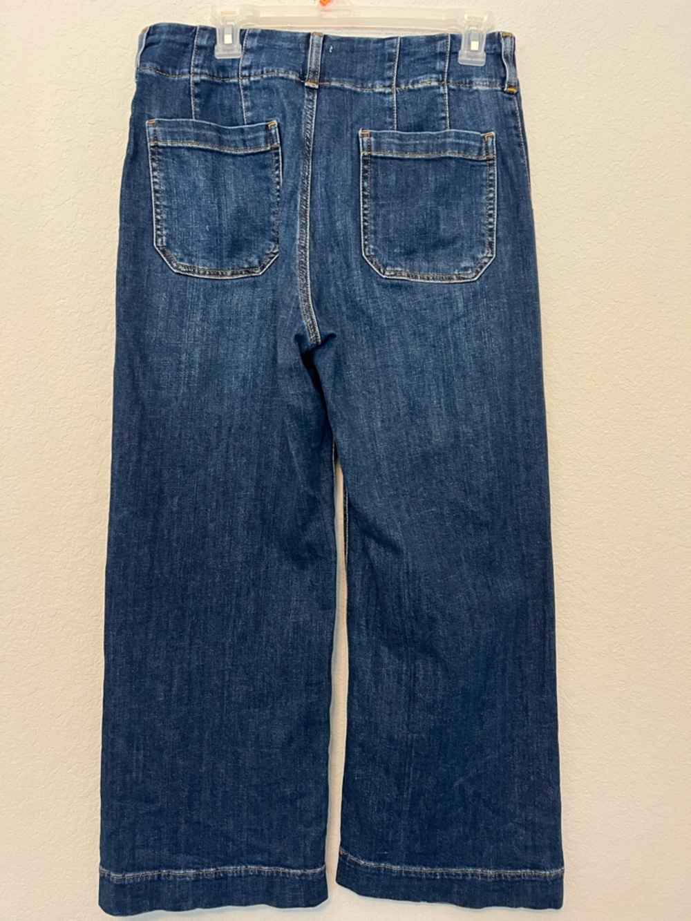The Colette Crop High-Rise Wide-Leg denim Jeans by Maeve women’s size 29 - Picture 3 of 11